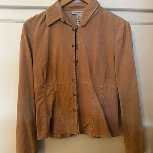 Nine West Camel Corduroy Blazer